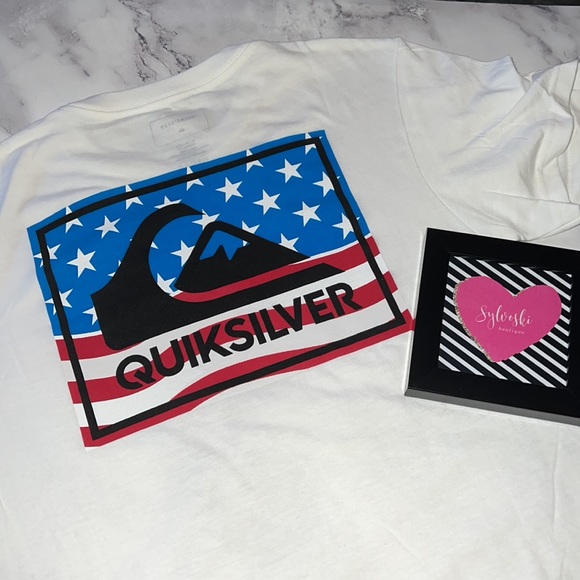 🔥QUIKSILVER 4TH ARCHITEXTURE T-SHIRT NWT - Picture 8 of 8